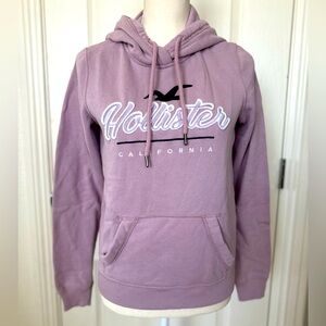Size S mauve hollister hoodie